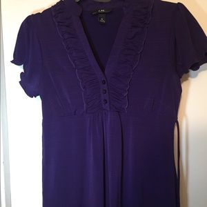 I..N. San Francisco purple shirt  - Size: M (GUC)